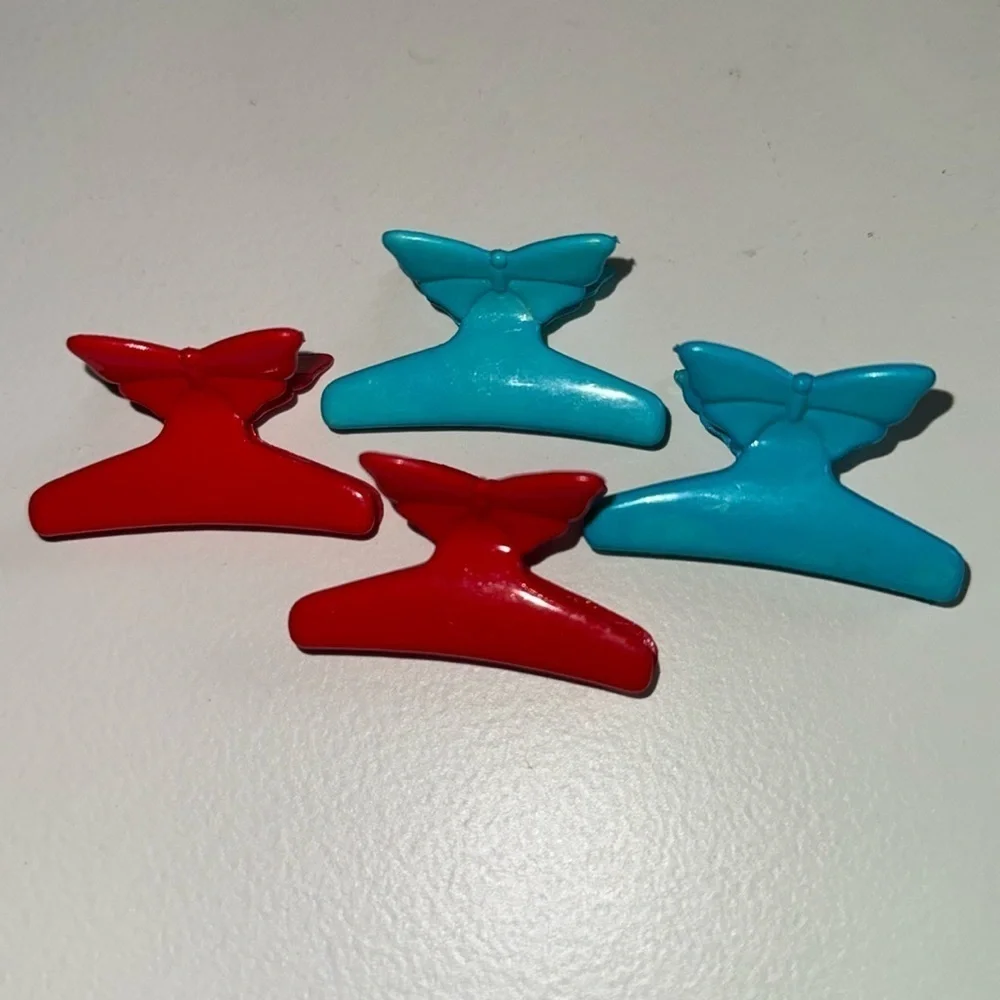 Vintage 90s butterfly Claw Butterfly Clips, Hair Clips,